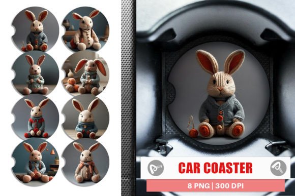 Car Coaster Rabbit Embroidery Review