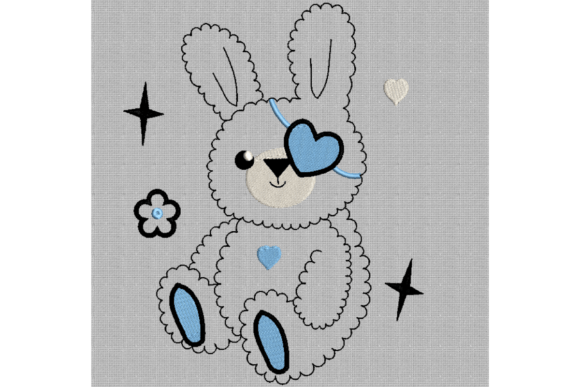 Cute Outline Bunny Embroidery: A Designer’s Review