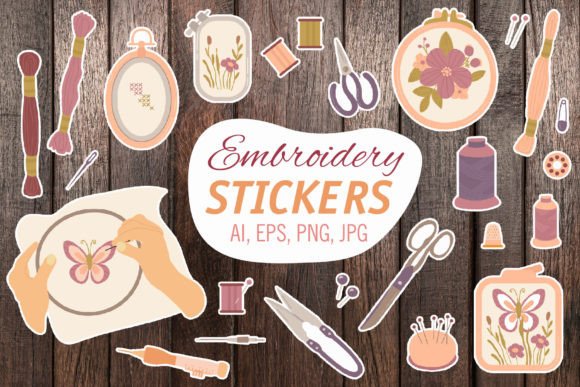 Embroidery Set Printable Stickers Review