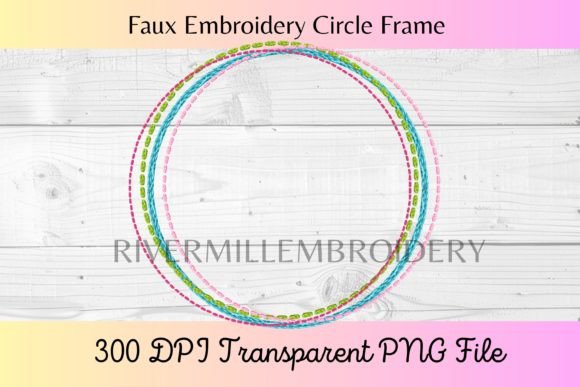 Evaluating Faux Embroidery Circle Monogram Frame