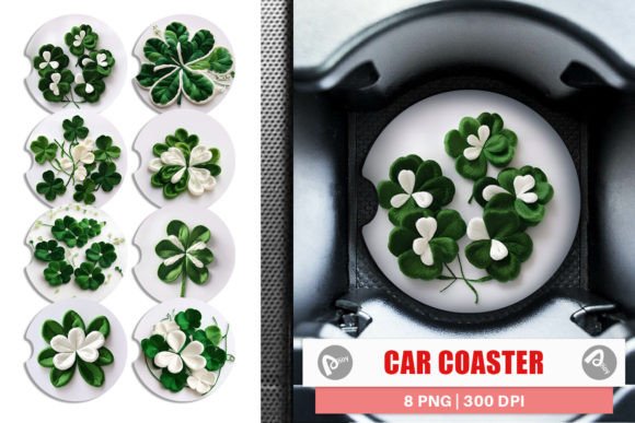 Review: Car Coaster 3D Shamrocks Embroidery