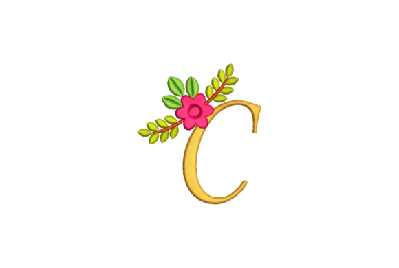 Review: Cute C Letter Embroidery Design for Craft Fairs