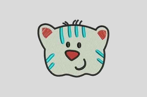 Review: Cute Cat Face Embroidery Design for Apparel