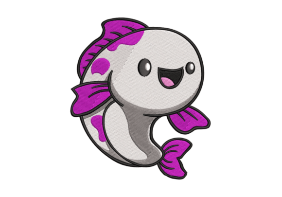 Review: Smiling Koi Fish Embroidery Design
