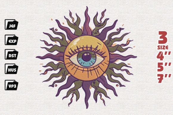 Review: Sun with One Eye Embroidery for Craft Fairs