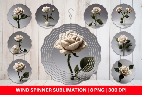 Review: Wind Spinner White Rose Embroidery for Brands