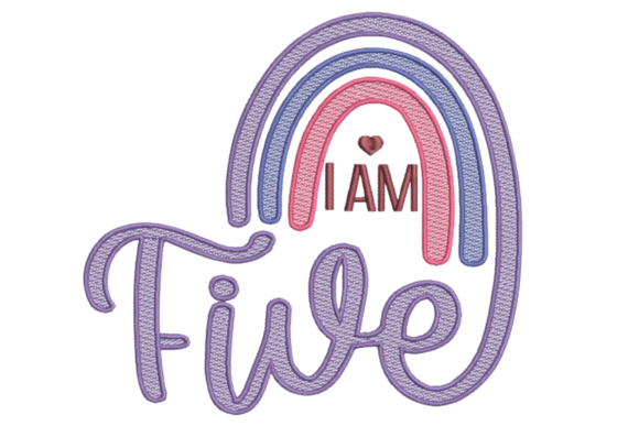 Reviewing Birthday Embroidery Sketch Design - Five