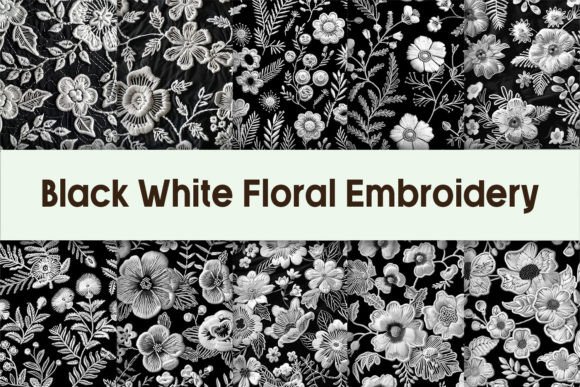 Reviewing Black White Floral Embroidery for Boutique Apparel