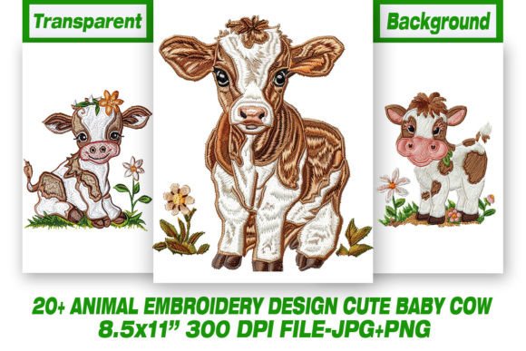 Reviewing Cute Baby Cow Embroidery for Holiday Gifts