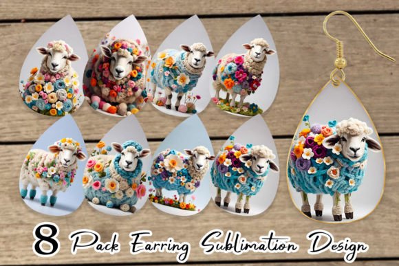 Reviewing Earring Sheep Easter Embroidery for Craft Fairs