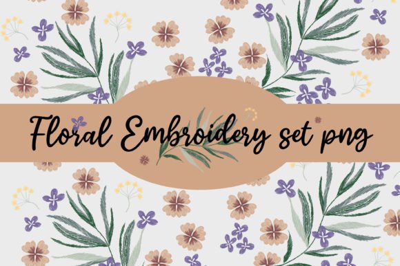 Reviewing Floral Pattern Embroidery Vintage Set1 for Etsy