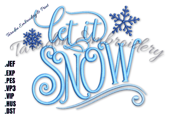 Reviewing the Let It Snow Machine Embroidery Design