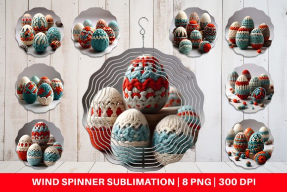 Reviewing Wind Spinner Easter Egg Embroidery